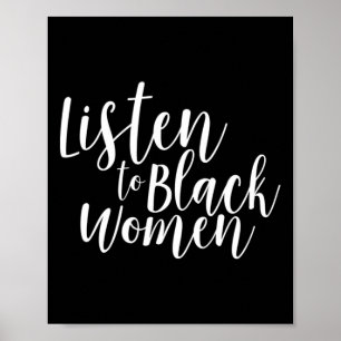 Affiche Aux Femmes Noires Intersectio Bipoc Féministe