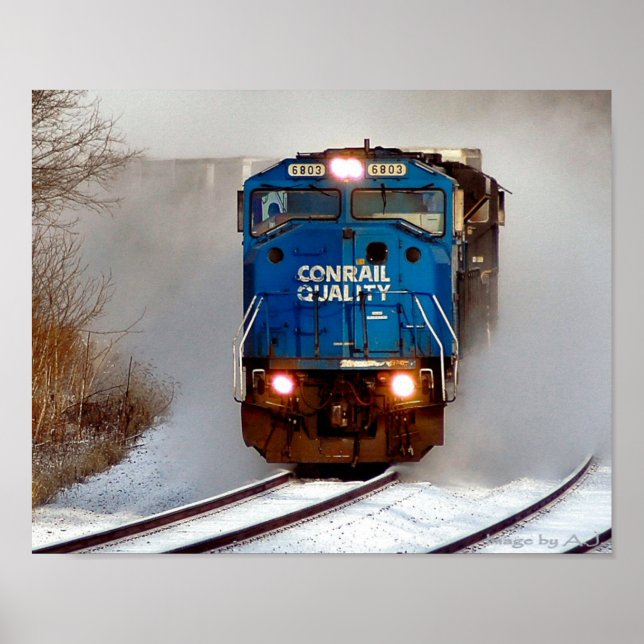 Affiche Avalanche en acier (Devant)