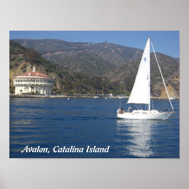 Affiche Avalon, île de Catalina (Devant)