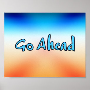 Affiche Avancer