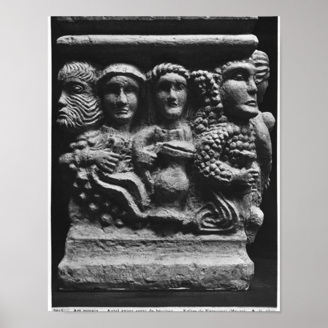 Affiche Avant d'un autel utilisé comme police de caractère (Devant)