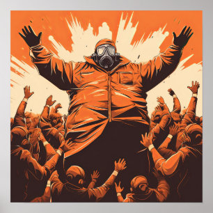 Affiche Avant-garde apocalyptique : Le leader communiste a