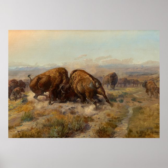 Affiche Avant la venue de l'homme blanc, 1903 par Charles  (Devant)