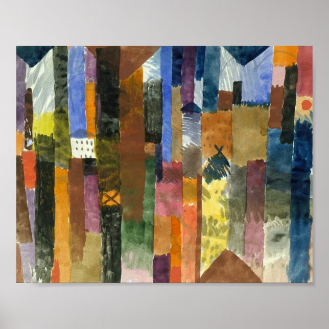 Affiche Avant la ville : Paul Klee 1915 (Devant)