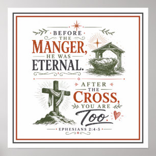 Affiche Avant Manger Éternel Après Croix Vous Êtes Aussi