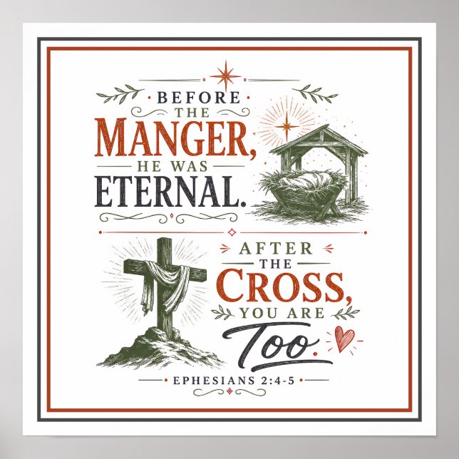 Affiche Avant Manger Éternel Après Croix Vous Êtes Aussi (Devant)
