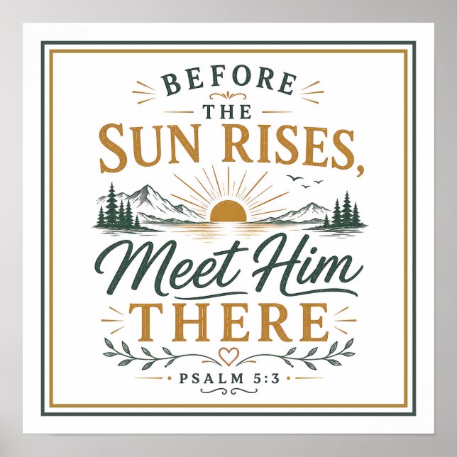 Affiche Avant que le soleil se lève, rencontrez-Le Citatio (Devant)