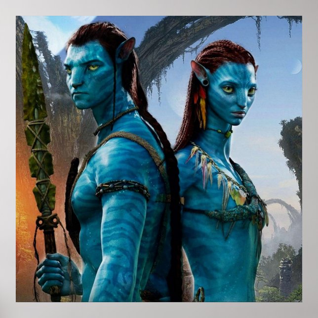 Affiche avatar neytiri (Devant)