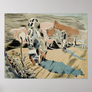 Affiche Avebury (1937) par Paul Nash