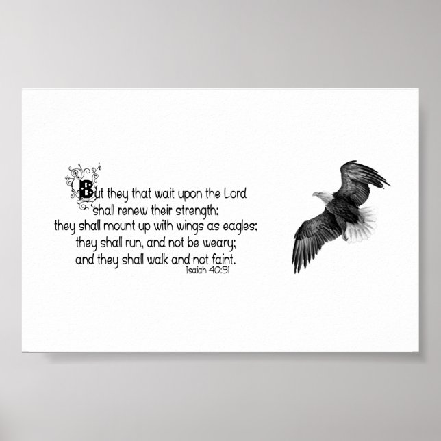 Affiche Avec ailes comme aigle (Devant)