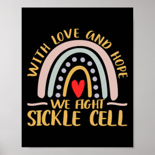 Affiche Avec Amour Et Espoir Nous Combattre La Maladie De
