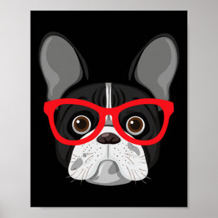 Affiche Avec Gles - Frenchie Bulldog