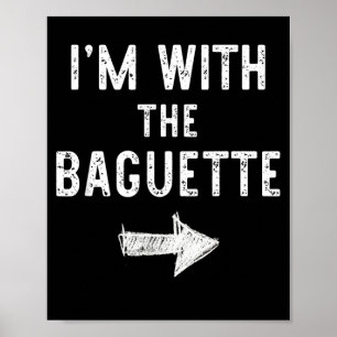 Affiche avec Le Costume de Couple Drôle de Baguette pour H