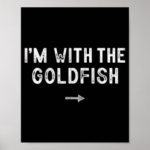 Affiche Avec le costume de poisson rouge correspondant à H