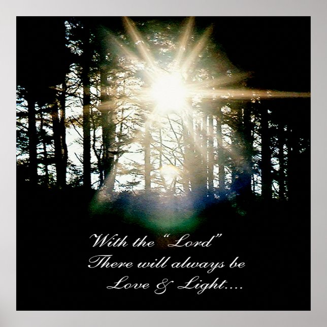 Affiche Avec le Seigneur.... (Devant)