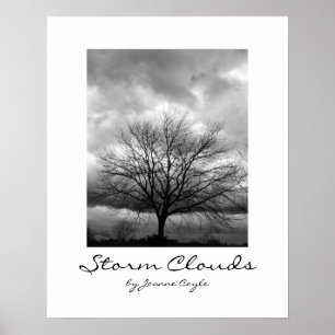 AFFICHE avec option de mise à niveau 'Storm Clouds