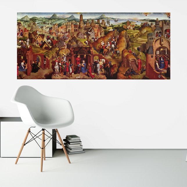 Affiche Avent et triomphe du Christ Hans Memling 1480 (Créateur téléchargé)