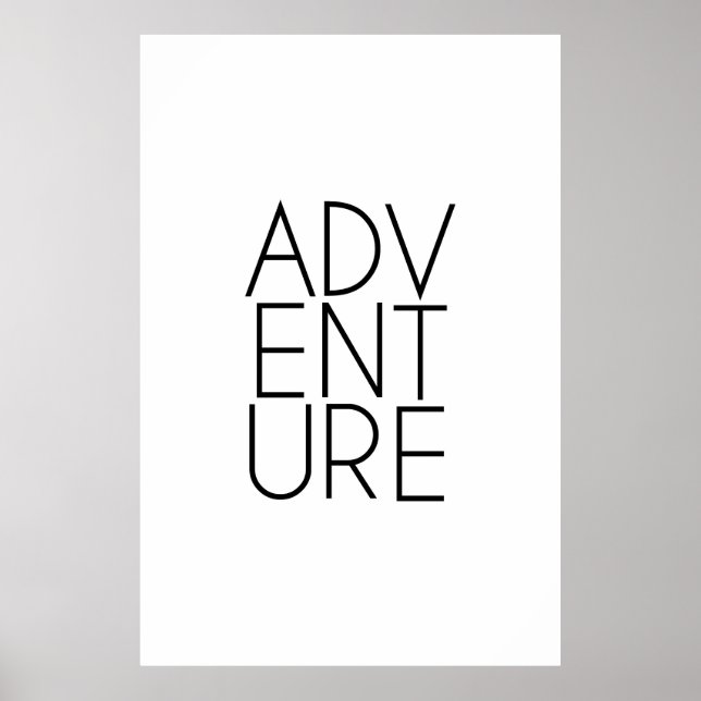 Affiche Aventure (Devant)