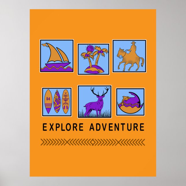 Affiche aventure (Devant)