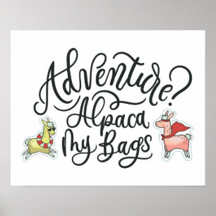 Affiche Aventure ? Alpaca Mes Sacs