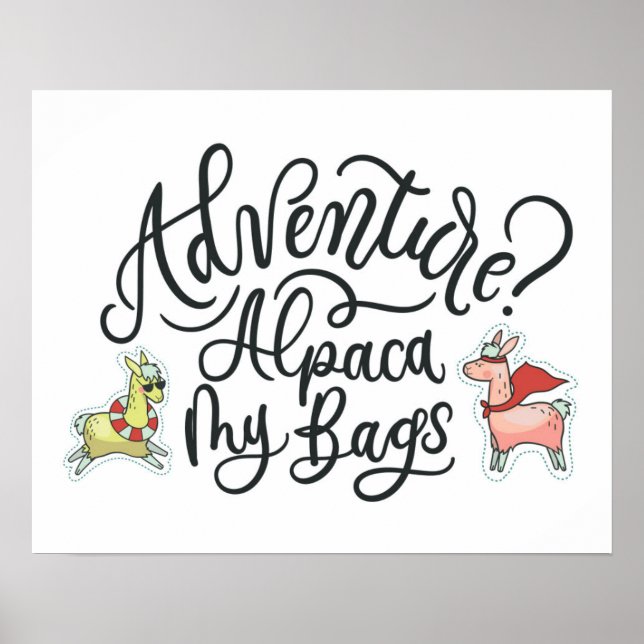 Affiche Aventure ? Alpaca Mes Sacs (Devant)