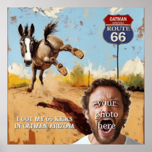 Affiche Aventure amusante de l'âne d'Oatman