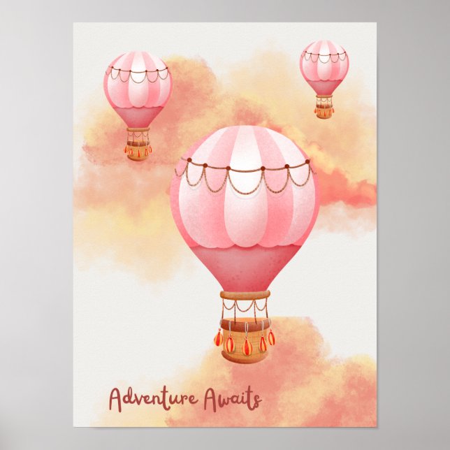 Affiche Aventure au coucher du soleil (Devant)