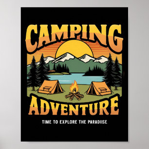 Affiche Aventure Camping