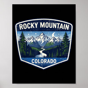 Affiche Aventure de randonnée dans la nature du Colorado m