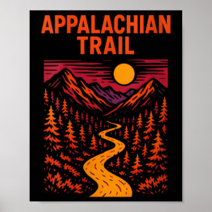 Affiche Aventure de randonnée féminine dans les Appalaches
