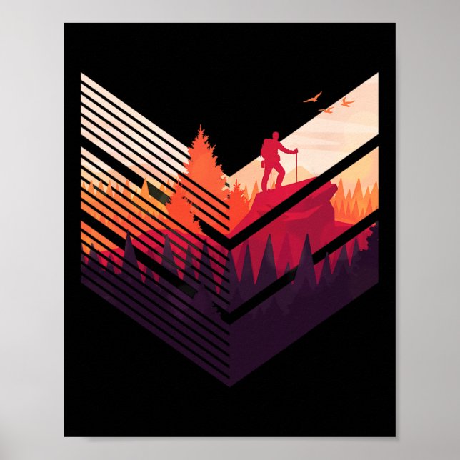 Affiche Aventure de randonnée Nature  (Devant)
