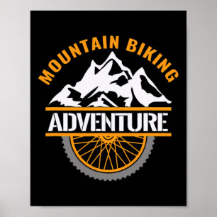 Affiche Aventure de VTT Cyclisme sur Montagne