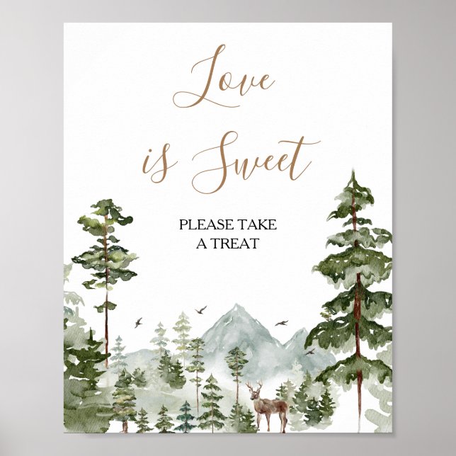 Affiche Aventure du pin d'hiver Attend L'amour est doux (Devant)