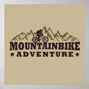 Affiche aventure hors route en VTT