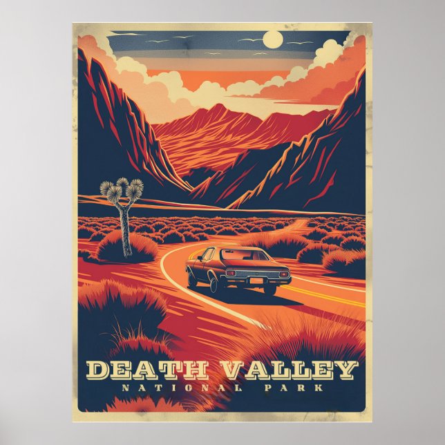 Affiche Aventure rétrospective dans la vallée de la Mort ( (Devant)