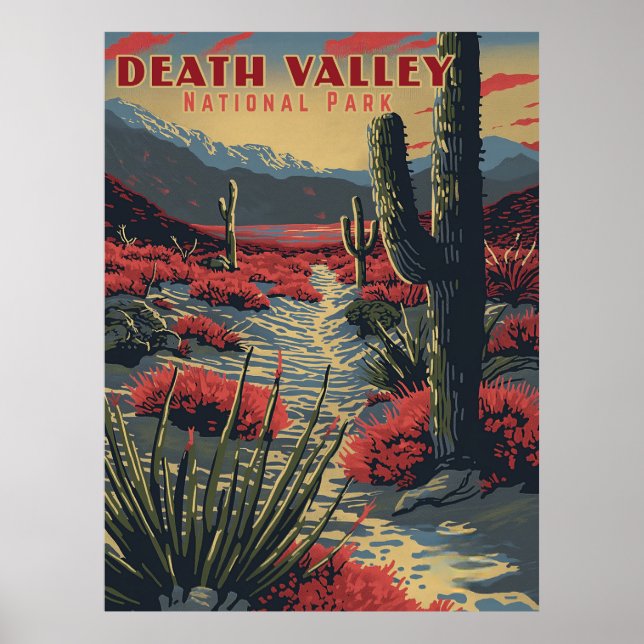 Affiche Aventure rétrospective dans la vallée de la Mort ( (Devant)