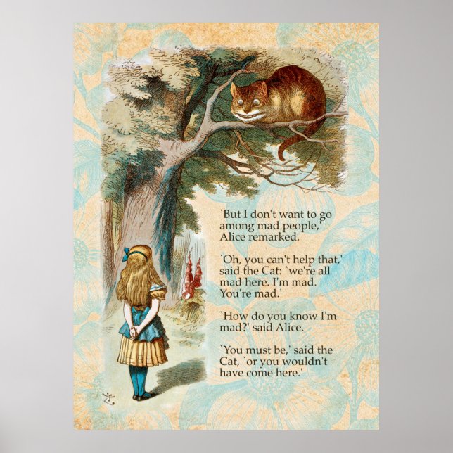 Affiche Aventures d'Alice au pays des merveilles Chat du C (Devant)