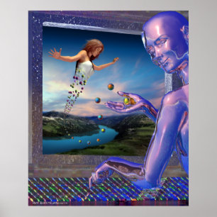 Affiche Aventures dans un ordinateur