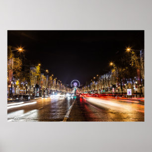 Affiche Avenue Champs-Elysees