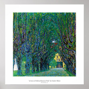 Affiche Avenue dans l'art de parc de kammer de schloss par