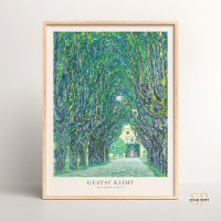 Avenue Gustav Klimt à Schloss Kammer Peinture Art