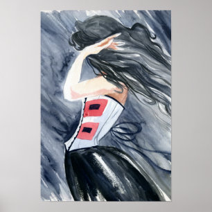 Affiche Avertissement d'ouragan