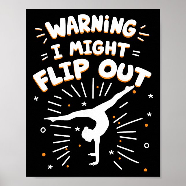 Affiche Avertissement Je pourrais perdre mon calme Cheer G (Devant)
