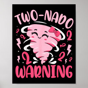 Affiche Avertissement Kids Two-nado 2e Anniversaire Nk Tor