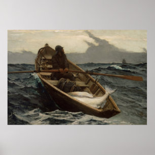 Affiche Avertissement sur le brouillard