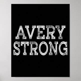 Affiche Avery strong squad family reunion last name team 