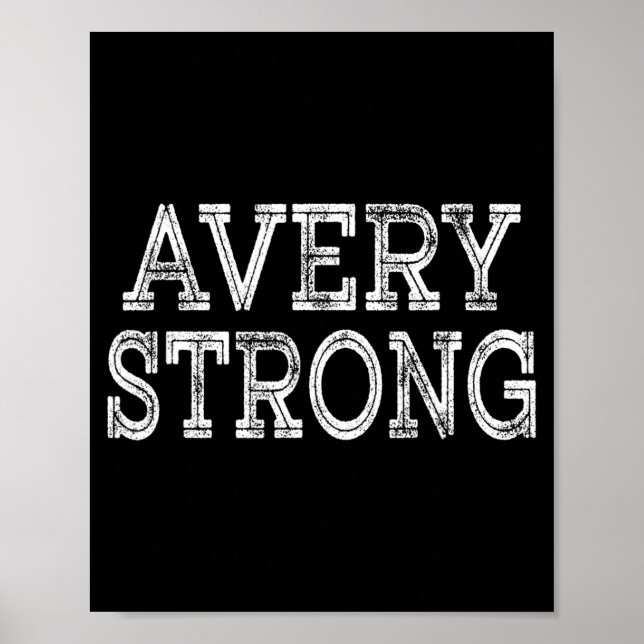 Affiche Avery strong squad family reunion last name team  (Devant)