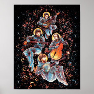 Affiche avett tour dessin animé frères 2020 mnctv
