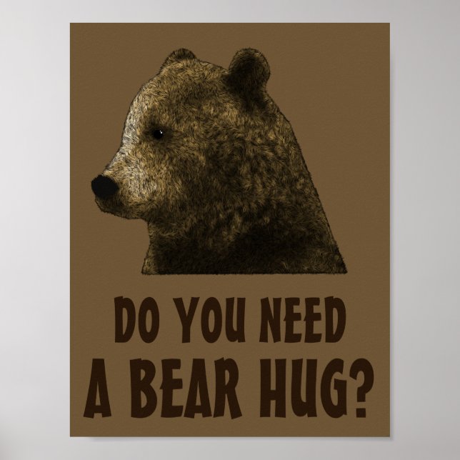Affiche Avez-Vous Besoin D'Ours Accrocher Gay Ours (Devant)