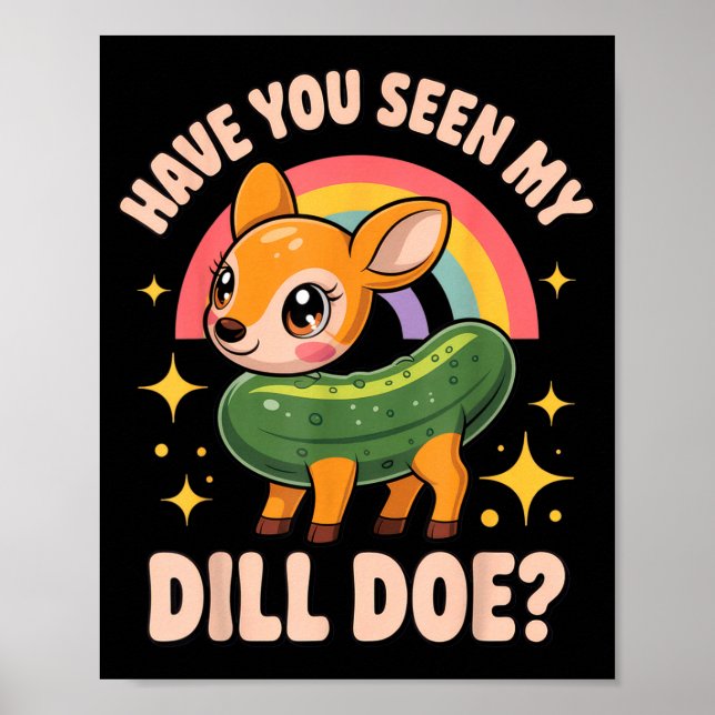 Affiche Avez-vous vu mon Dill Doe_ Drôle d'amour pour les  (Devant)